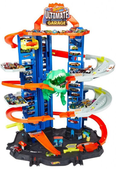 Hot Wheels speelset Ultimate Garage jongens 90 cm 3 delig - Multicolor