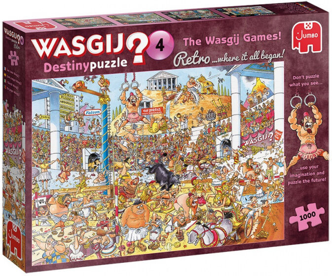 Jumbo legpuzzel Wasgij Destiny 4 The Wasgij Games 1000 stukjes - Multicolor