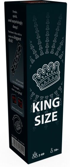 Repos Production King Size dobbelspel 18+ - Zwart