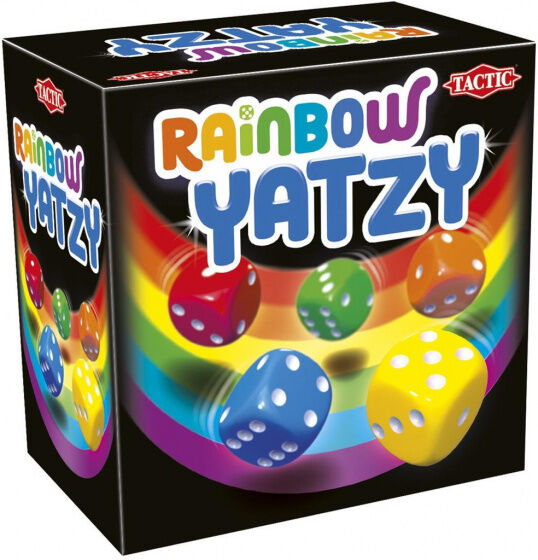 Tactic dobbelspel Rainbow Yatzy junior 12,4 x 8 cm - Multicolor