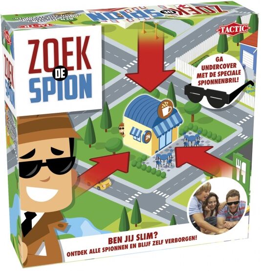 Tactic gezelschapsspel Zoek de Spion - Multicolor