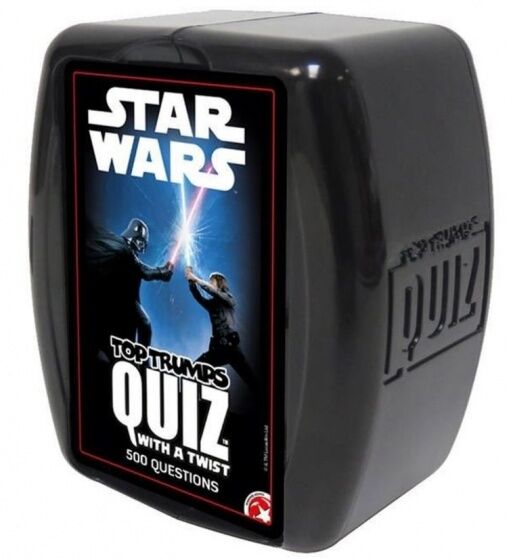 Winning Moves Top Trumps quiz Star Wars - Zwart