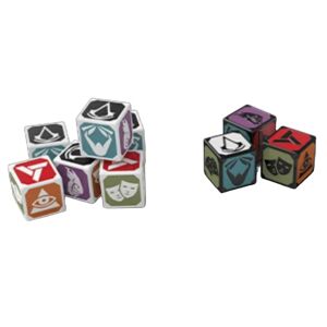 Brettspill Assassins Creed RPG Dice Pack