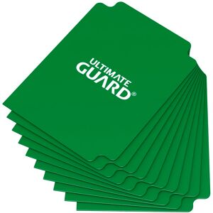 Samlekort Plast Card Dividers Grønn 10 stk 10 kort-delere til Deck Boxer og Cases