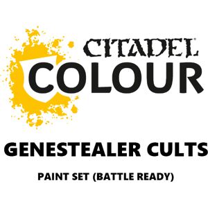 Warhammer Genestealer Cults Paint Set Battle Ready Paint Set for din hær