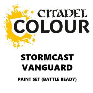 Warhammer Stormcast Vanguard Paint Set Battle Ready Paint Set for din hær