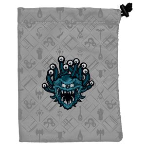 Rollespill D&D Dice Bag Beholder Terningpose med plass til 100 terninger