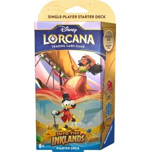 Spillglede.no | Butikk med fokus på samlekort, pokemon og tilbehør! Disney Lorcana Tcg Set 3 Into The Inklands Starter Deck 1