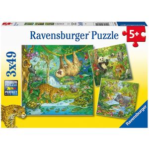 Puslespill 3x49 I Jungelen Ravensburger