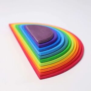 Grimms Regnbue Semi Cirkles   Montessori Leker - Rainbow