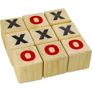 FunBox Tic Tac Toe Wooden Game, hagespill Wood