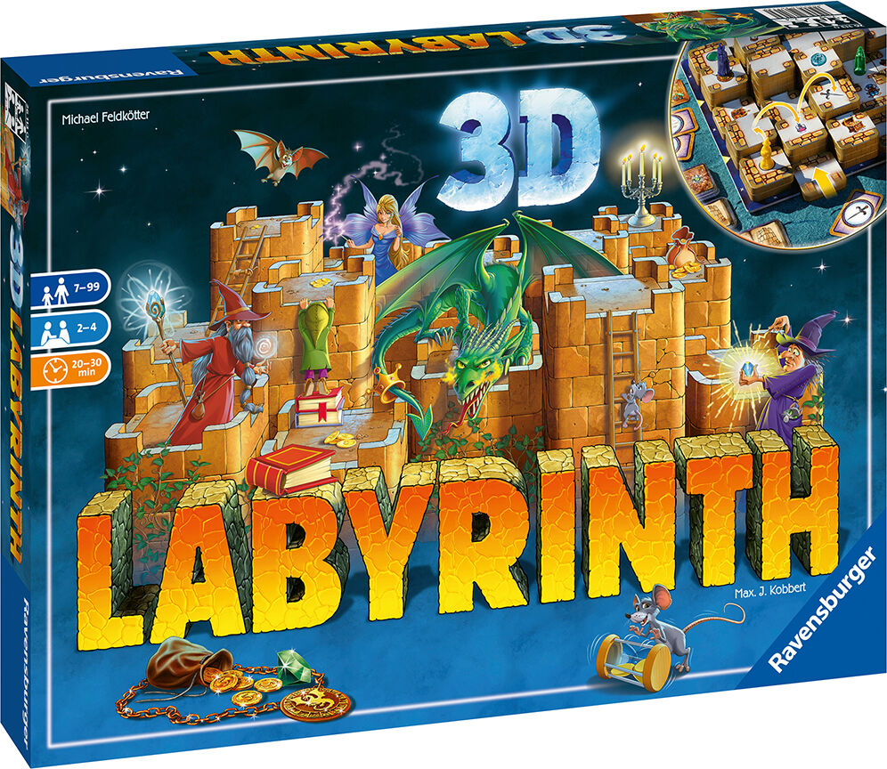 Labyrinth 3D Brettspill Norsk utgave