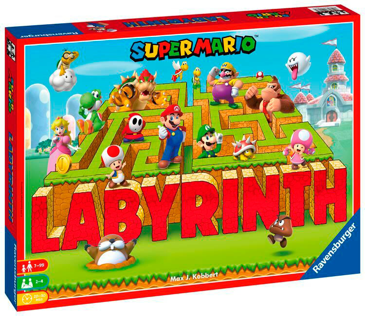 Labyrinth Super Mario Brettspill Norsk utgave