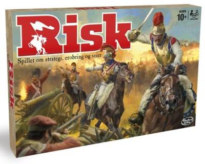 RISK Brettspill Norsk Klassisk strategispill Med oppdragskort