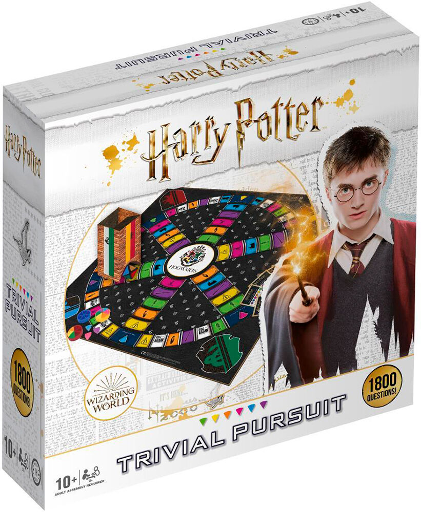 Trivial Pursuit Harry Potter Brettspill Komplett utgave m/ brett + 1800 spørsmål