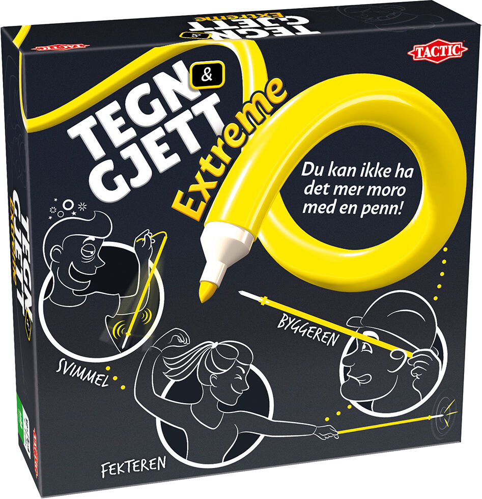 Tegn & Gjett Extreme Brettspill Norsk utgave