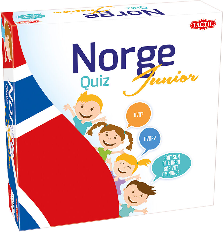 Norge Quiz Junior Brettspill Norsk utgave