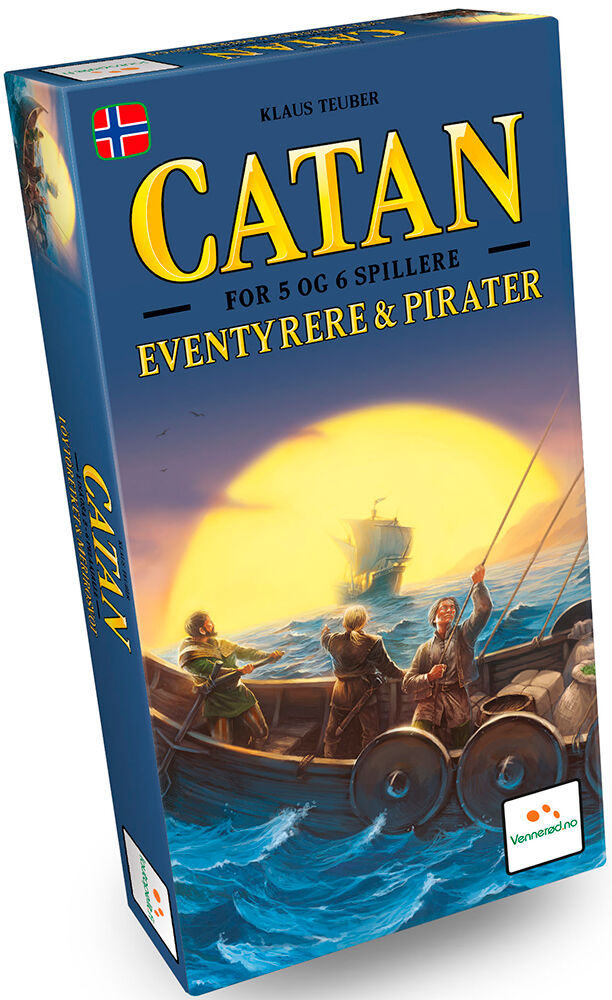 Catan Eventyrere & Pirater 5-6 Norsk Ekspansjon Catan 5-6 spiller