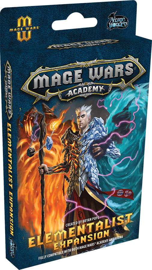 Mage Wars Academy Elementalist Exp Utvidelse til Mage Wars Academy
