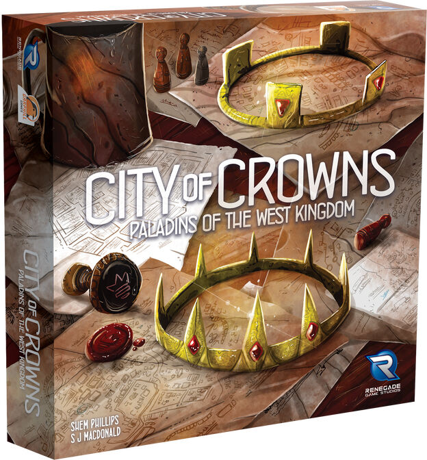 Paladins of West Kingdom City of Crowns Utvidelse til Paladins of West Kingdom