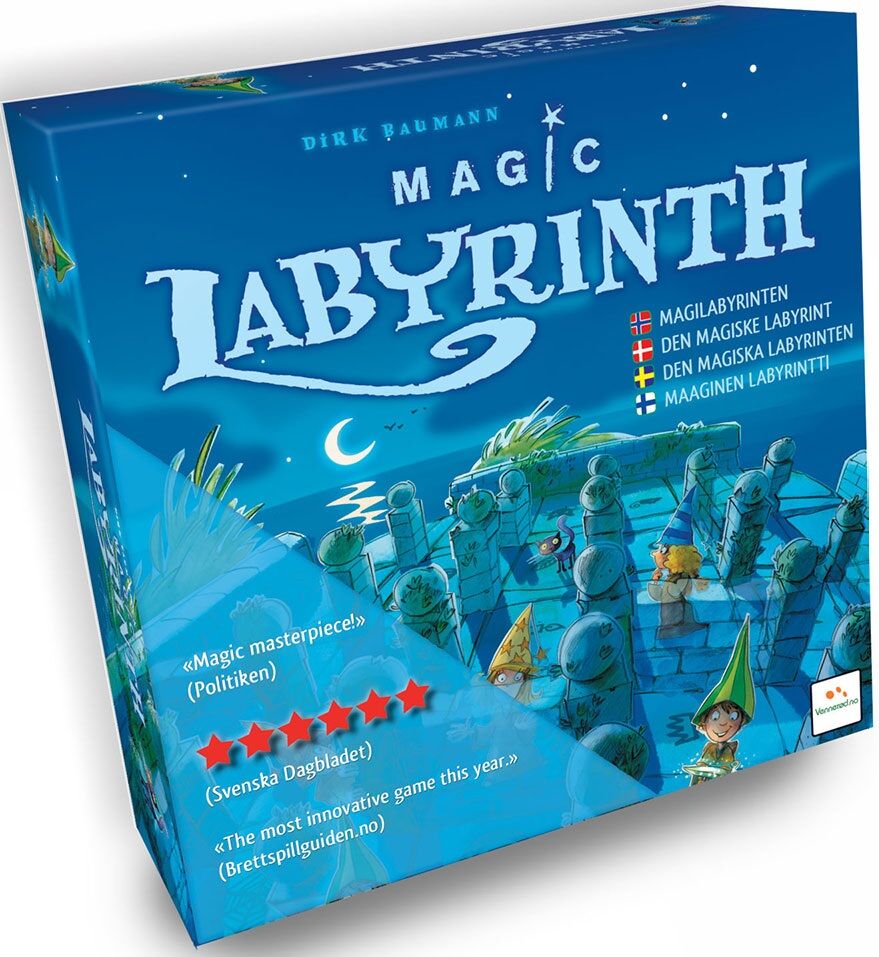 Magilabyrinten Brettspill Norsk utgave Magic Labyrith