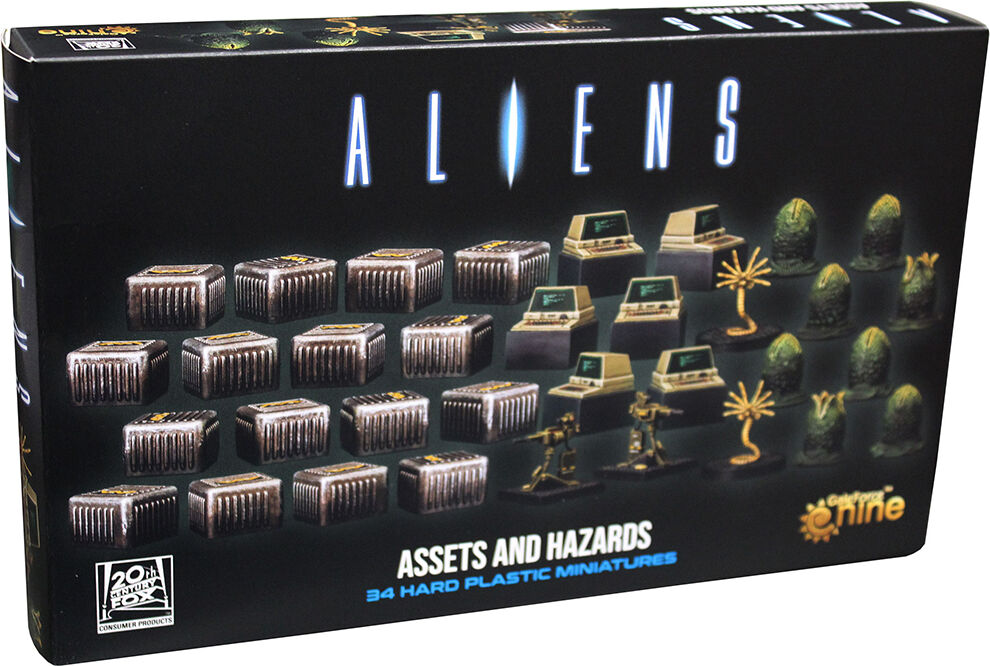 Aliens Assets & Hazards 3D Gaming Set Utvidelse til Aliens Another Glorious