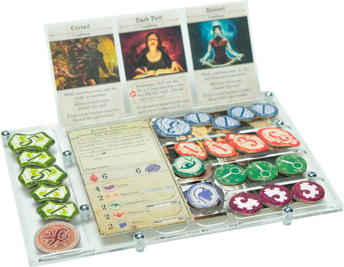 Arkham Horror Third Edition Organizer Ha kontroll på brikkene mens du spiller