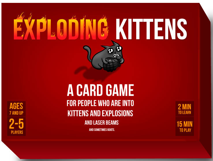 Exploding Kittens Kortspill - Norsk NB! LES BESKRIVELSE - VIKTIG INFO