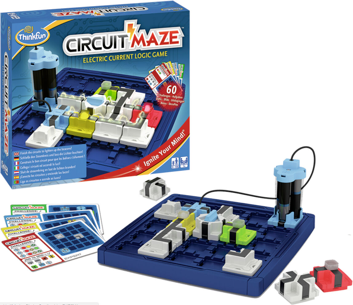 Maze Circuit Maze Hjernetrim Brettspill 60 utfordrende oppgaver