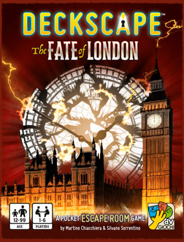 Deckscape The Fate of London Kortspill Escape Room i lommeformat