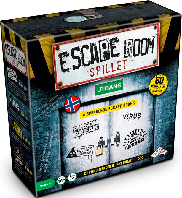 Escape Room Spillet Brettspill Norsk utgave Vinner av "Årets spill"