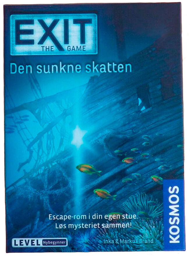 EXIT Den Sunkne Skatten Brettspill Norsk utgave