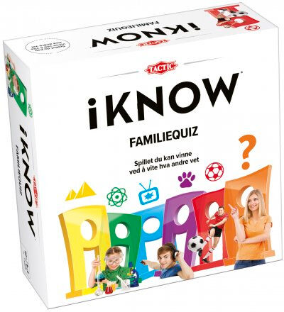 iKnow Familiequiz Brettspill Norsk utgave