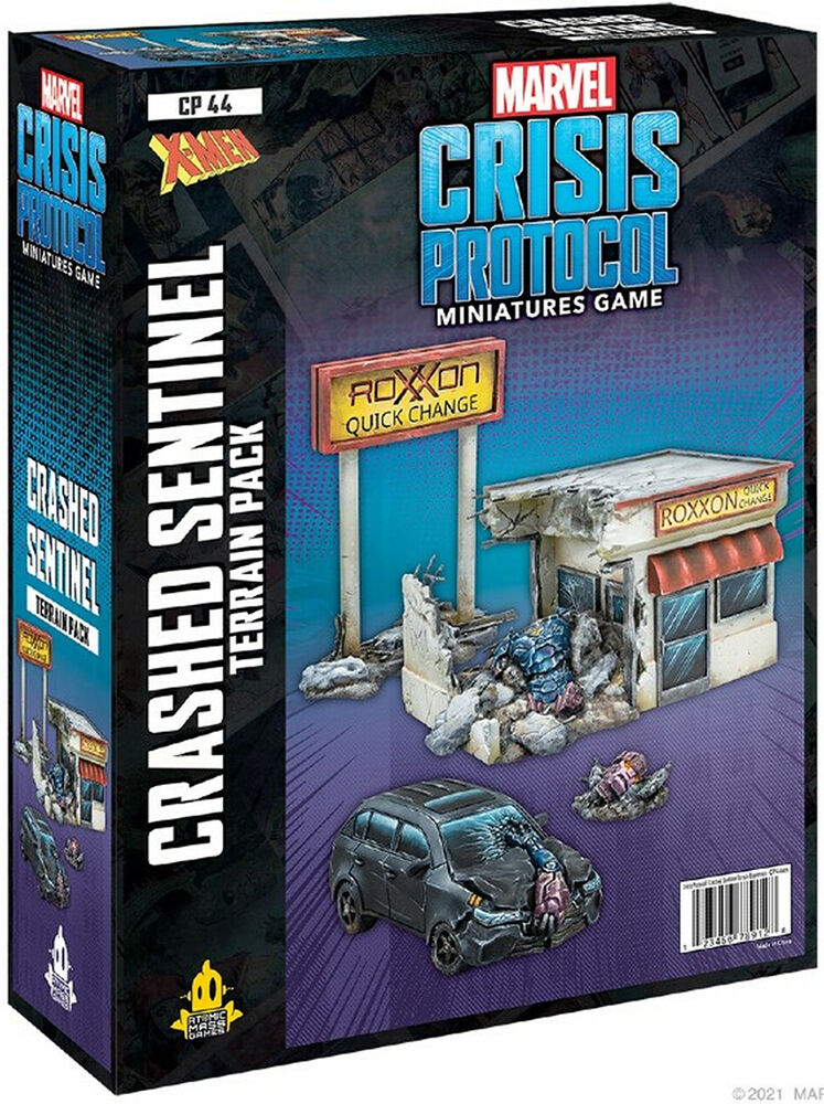 Marvel Crisis Protocol Crashed Sentinel Terrain Utvidelse Marvel Crisis Protocol