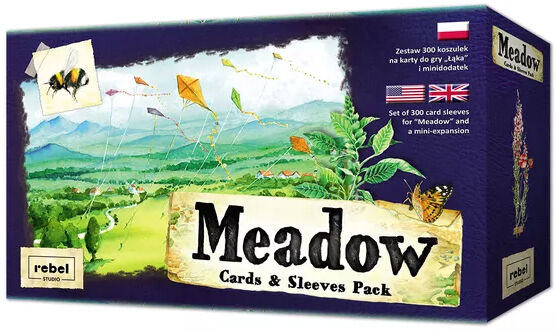 Meadow Cards & Sleeves Pack Utvidelse + Kortbeskyttere til Meadow