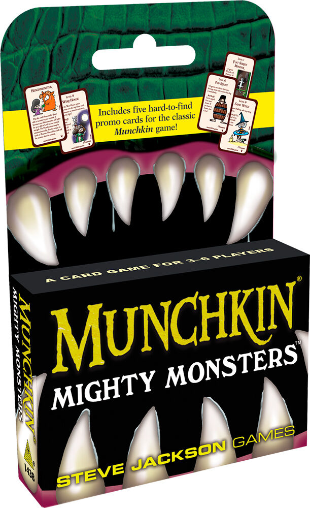 Munchkin Mighty Monsters Kortspill Frittstående spill i Munchkin-universet