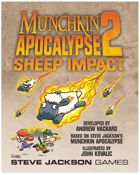 Munchkin Apocalypse 2 Sheep Impact Utvidelse til Munchkin Apocalypse