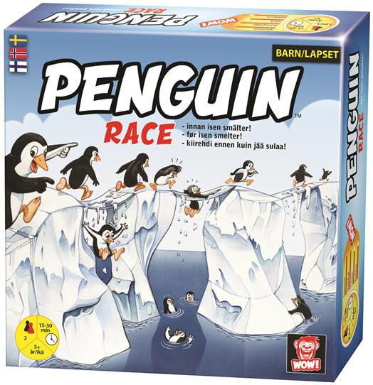 Penguin Race Brettspill Norsk utgave