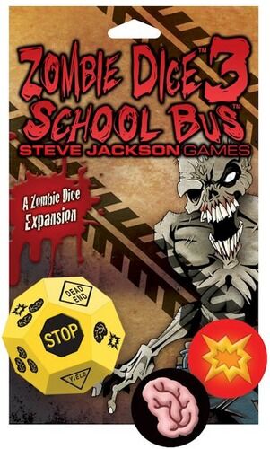 Zombie Dice 3 School Bus Exp Utvidelse til Zombie Dice Terningspill