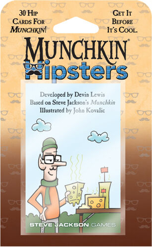 Munchkin Hipsters Booster 30 nye kort til Munchkin Kortspill