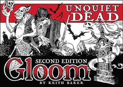 Gloom Unquiet Dead Expansion Utvidelse til Gloom 2nd Edition