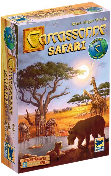 Carcassonne Safari Brettspill - Norsk Frittstående spill i Carcassonne-serien