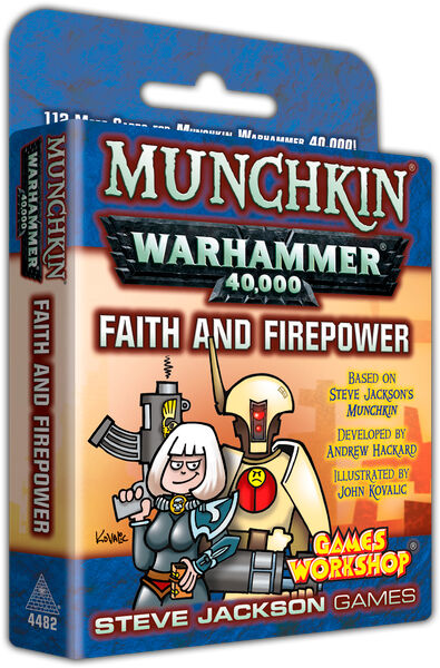 Munchkin Warhammer 40K Faith & Firepower Utvidelse til Munchkin Warhammer 40K