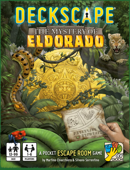 Deckscape Mystery of Eldorado Kortspill