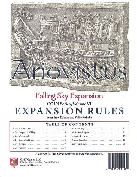 Falling Sky Ariovistus Expansion Utvidelse til Falling Sky