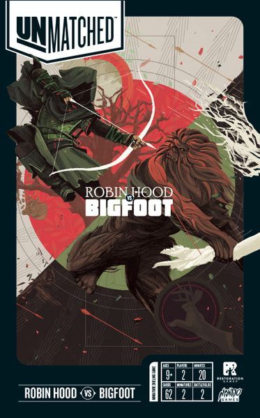 Unmatched Robin Hood/Bigfoot Brettspill