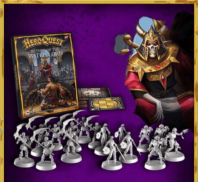 Heroquest Return of Witchlord Expansion Utvidelse til Heroquest