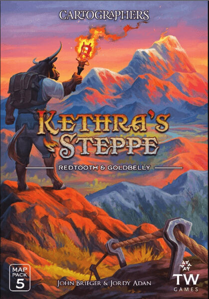 Cartographers Map Pack 5 Kethras Exp Utvidelse til Cartographers + Heroes