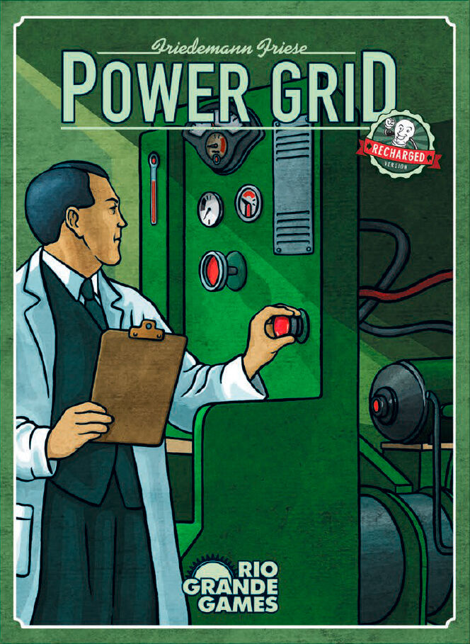 Power Grid Brettspill Norsk Recharged Version