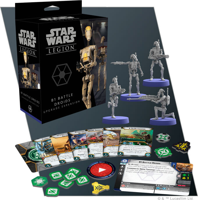 Star Wars Legion B1 Battle Droid Upgrade Utvidelse til Star Wars Legion